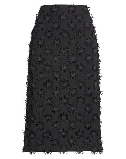 Woman Midi skirt Black Size 2 Polyester, Cotton
