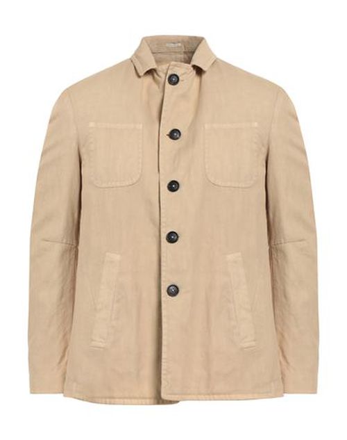 Massimo Alba Man Jacket Beige Size 40 Cotton, Linen
