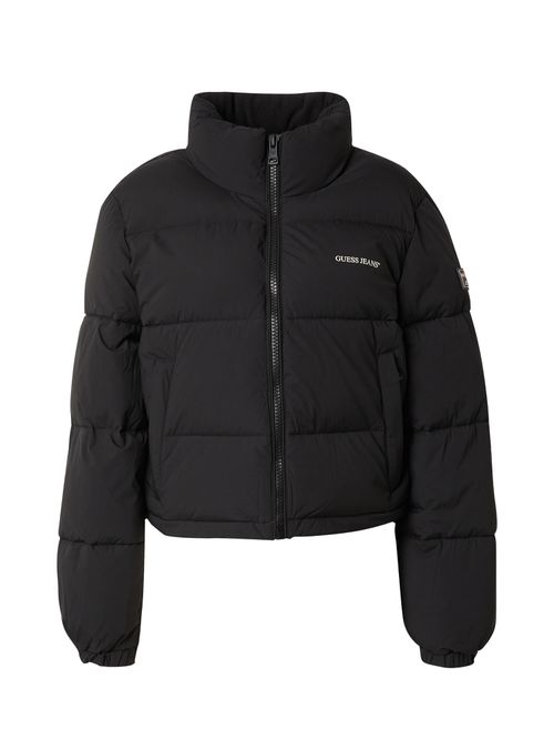 GUESS JEANS Giacca invernale nero / bianco