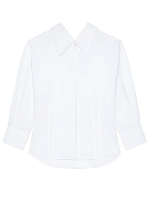 Long-Sleeved Cotton Poplin Shirt Size 36