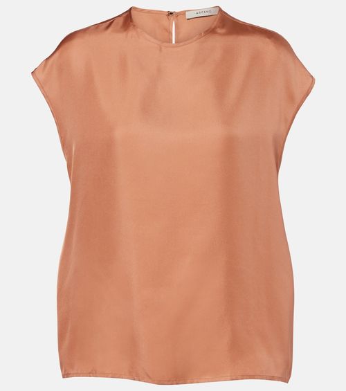 Dasha silk twill top