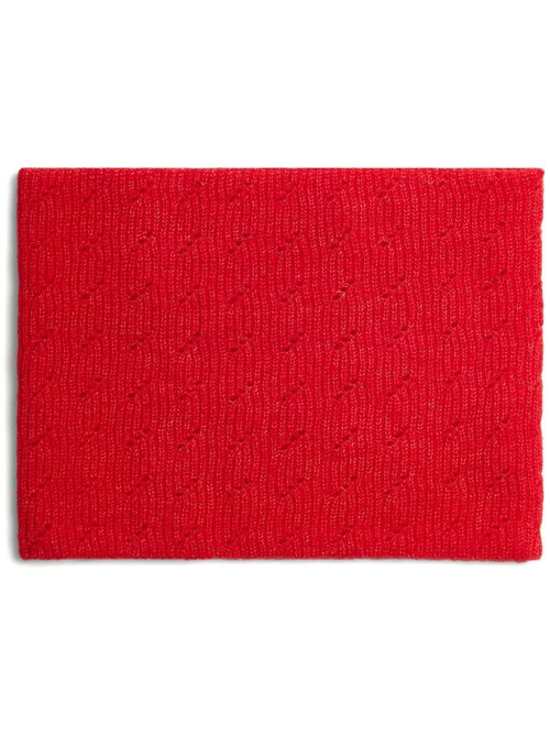 Tatodine ribbed-knit snood - Red