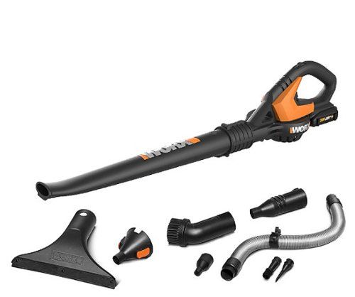 WG545.1 20V AIR 120 MPH Cordless Handheld Blower (1 x 2.0 Ah Battery and 1 x Charger) - Black
