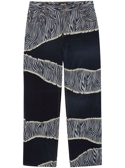 Rework low-rise jeans - Black