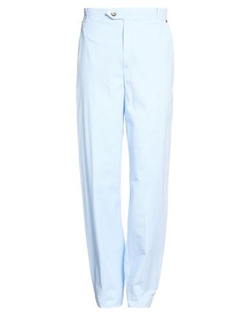 Man Pants Sky blue Size S Cotton