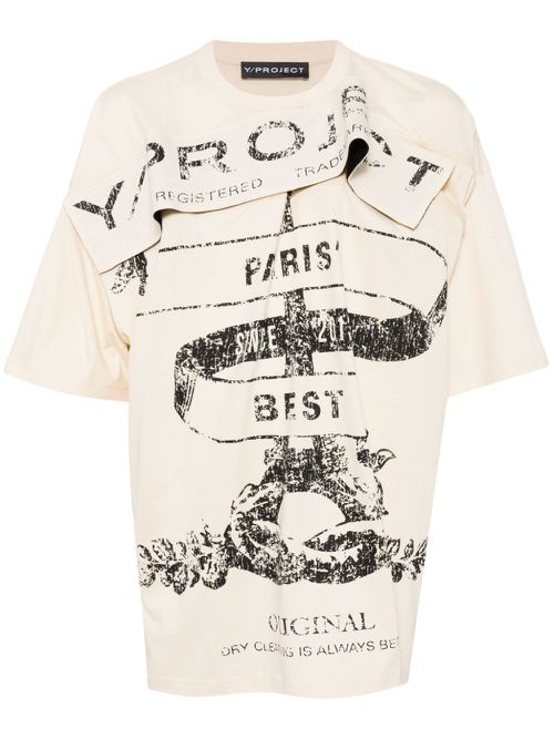 Evergreen Paris T-shirt - Neutrals