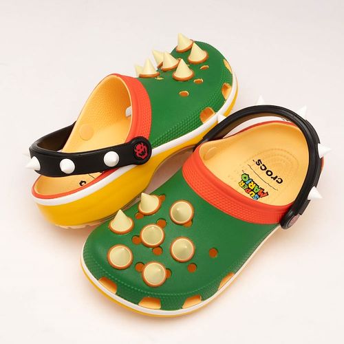 Super Mario Crocs Bowser Classic Clog - Green