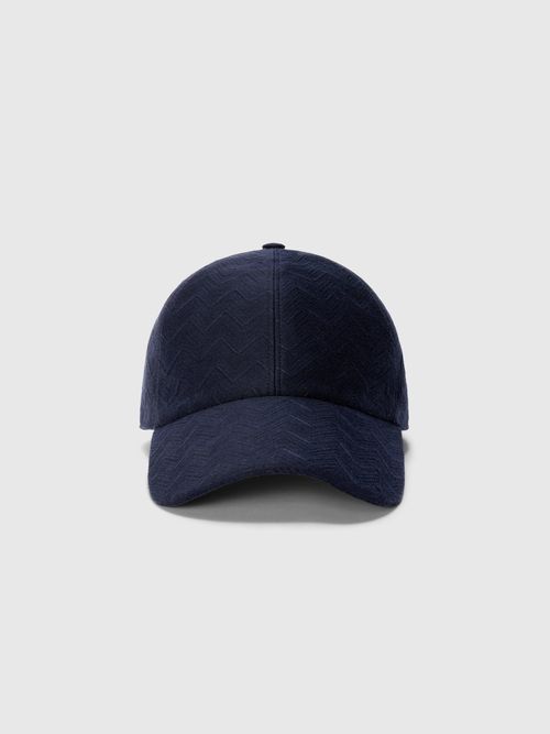 Missoni - Cotton zigzag hat with visor, Men, Multicoloured, : UNIC