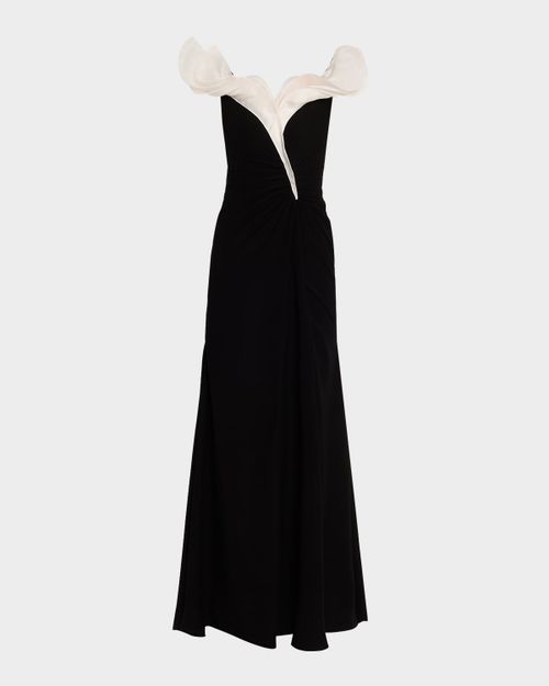 Interlude Ruffle Trumpet Gown