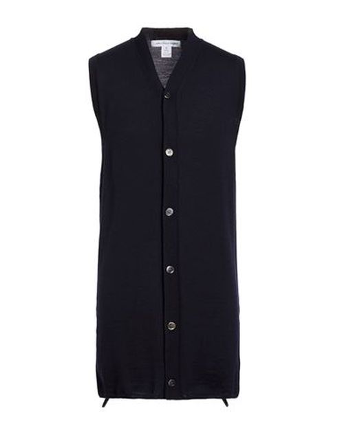 Comme Des Garçons Shirt Man Cardigan Midnight blue Size S Wool