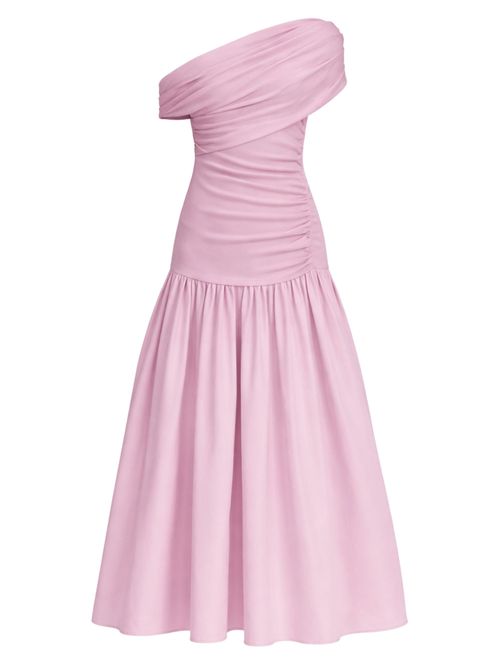 SELF PORTRAIT Elegant Knit Midi Dress with Rhinestone Embellishments