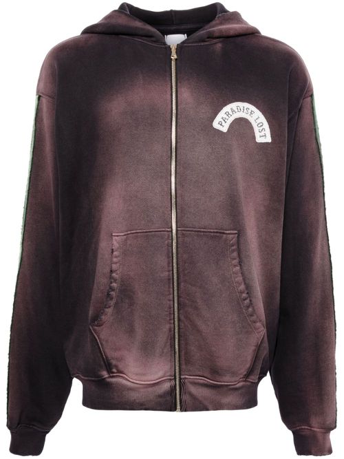 Donny zip-up cotton hoodie - Blue