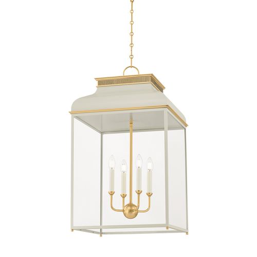 Aged Brass Lantern from the Houghton Collection