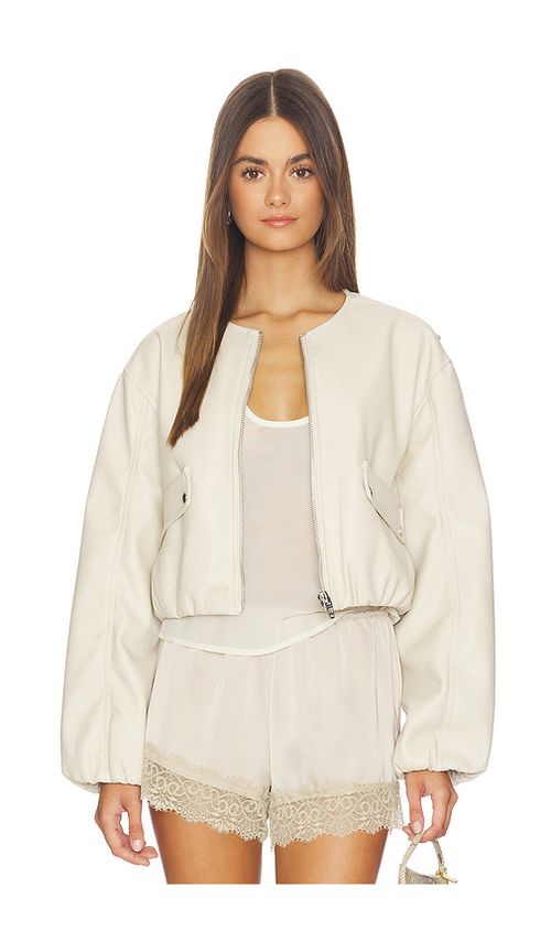 BLANKNYC Bomber Jacket in Neutral. - L also in