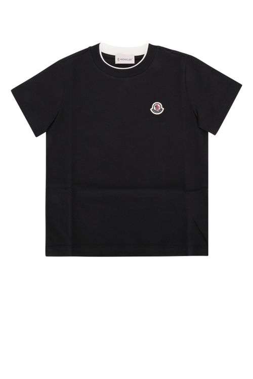 Logo-Embroidered T-Shirt — Black