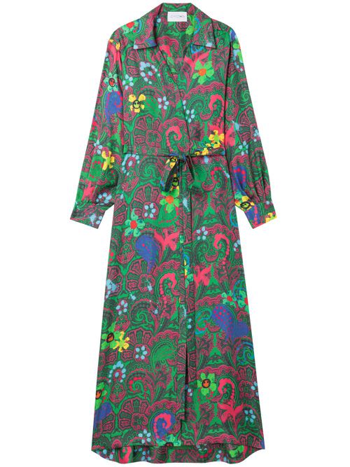 Az Factory Pre Women's Paisley Print Long Wrap Dre