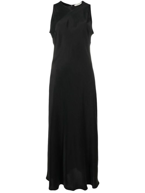 Black Valencia Silk Slip Dress - Women's - Silk