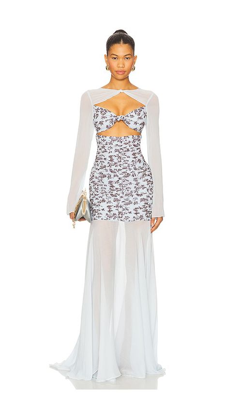 Sonya Moda Fariha Gown in Jardin De Flores.  XS also in L, S, XL/1X