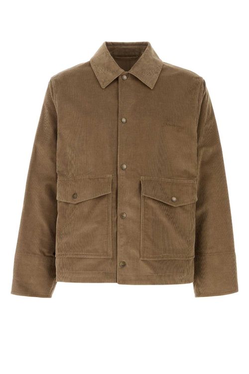 Cotton Corduroy Jacket — Beige