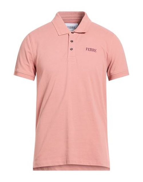 Man Polo shirt Antique rose Size M Cotton