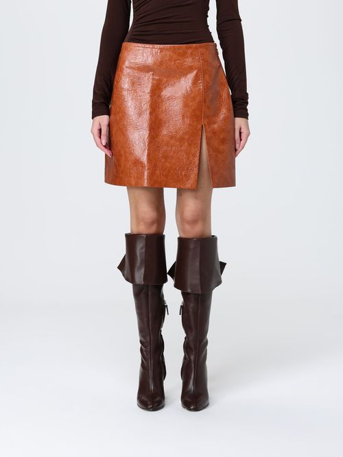 Skirt Woman color Brown
