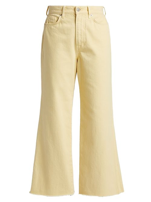 Women's Taylor High-Rise Wide-Leg Crop Jeans - Chamomile
