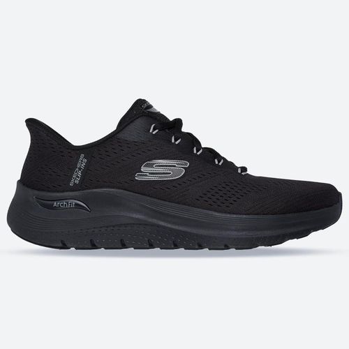 Men's Wide Fit Skechers 23212 Slip-ins Arch Fit 2.0 Lestur Trainers, Black / / 2E