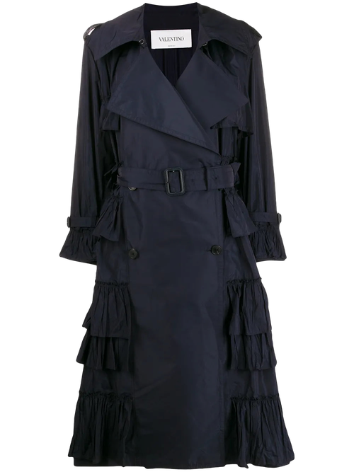 Garavani Trench Coat — Navy