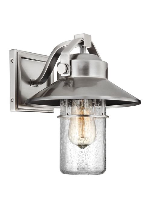 Visual Comfort Studio Boynton Outdoor Wall Light in Painted Brushed Steel by Sean Lavin