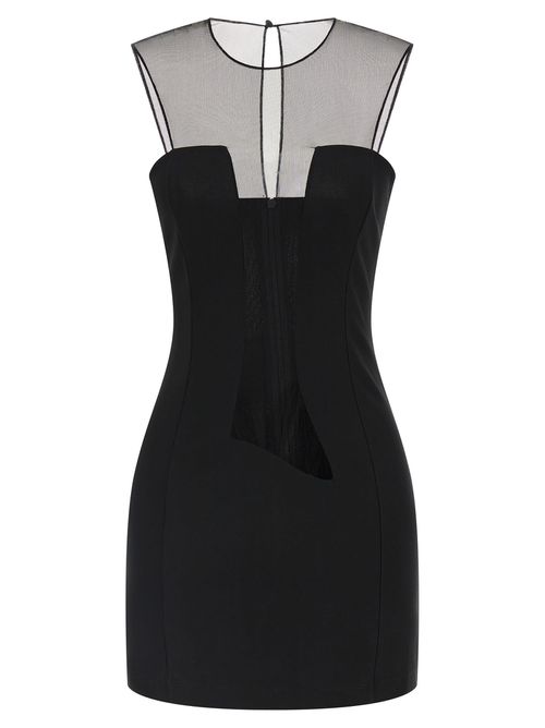 Tulle Insert Dress