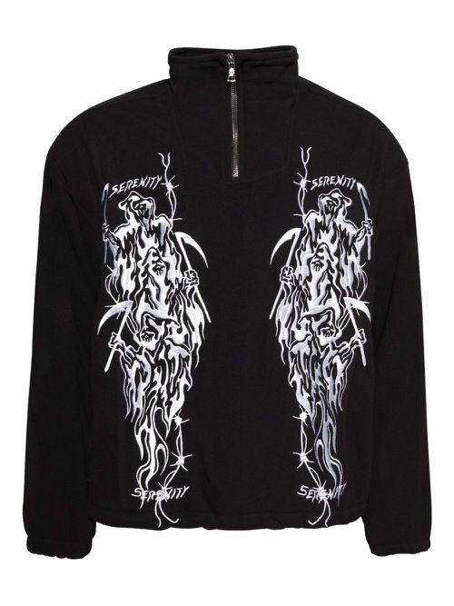 Warren Lotas embroidered sweatshirt - Black