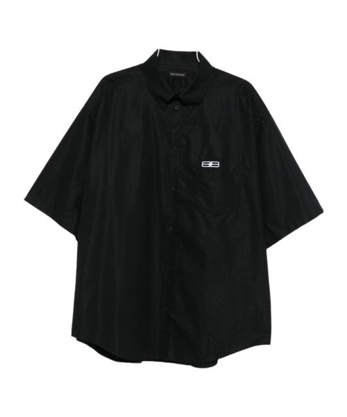 BB Logo Embroidered Oversized Shirt