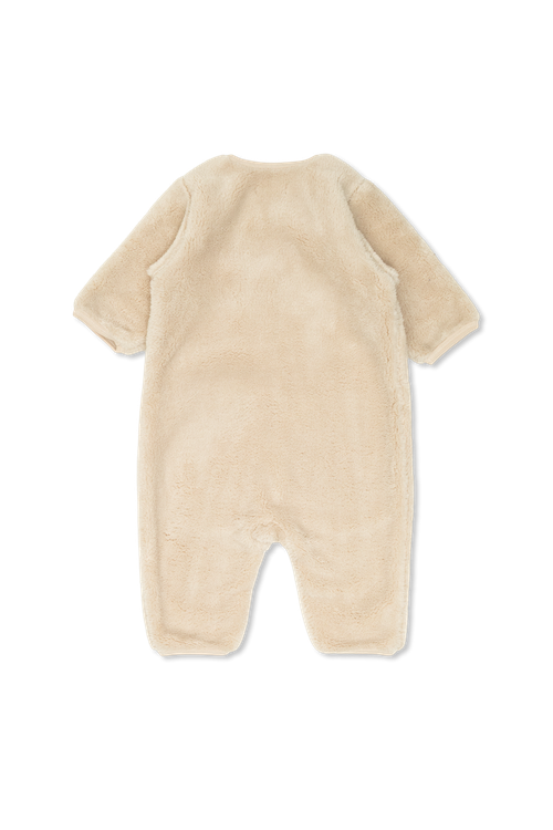 Fleece Jumpsuit, Unisex, Cream
