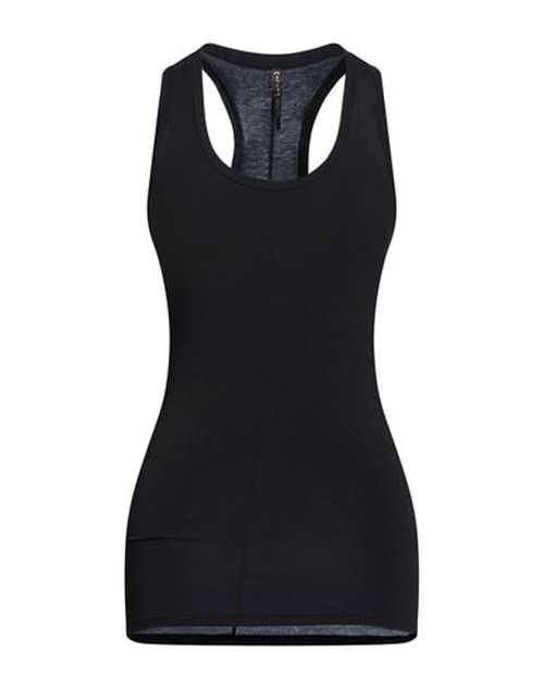Woman Tank top Black Size 1 Viscose, Elastane