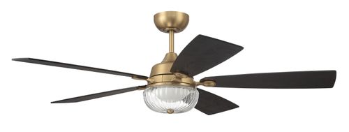 Satin Brass 52" Ceiling Fan from the Chandler no Wifi Collection