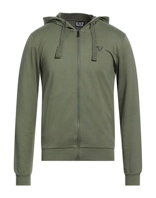 Man Sweatshirt Light green Size XS Cotton