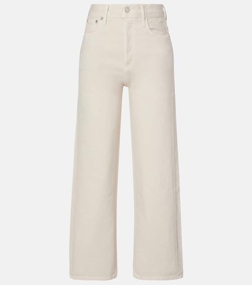 Ren high-rise cropped wide-leg jeans