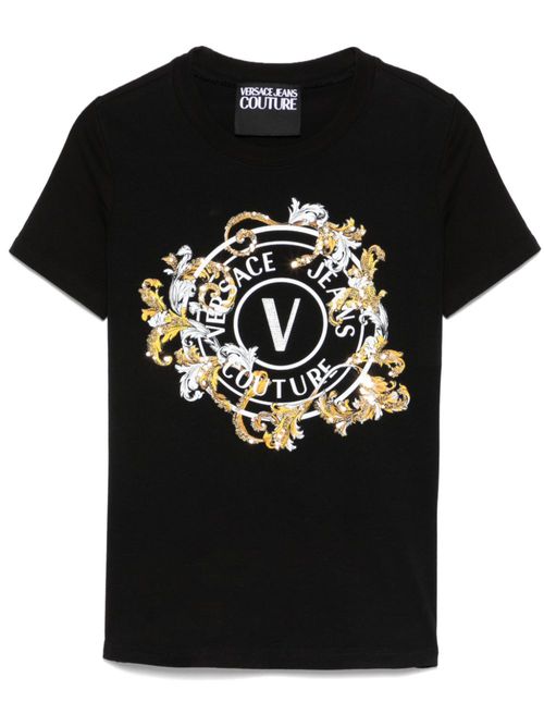 Logo-print T-shirt - Black