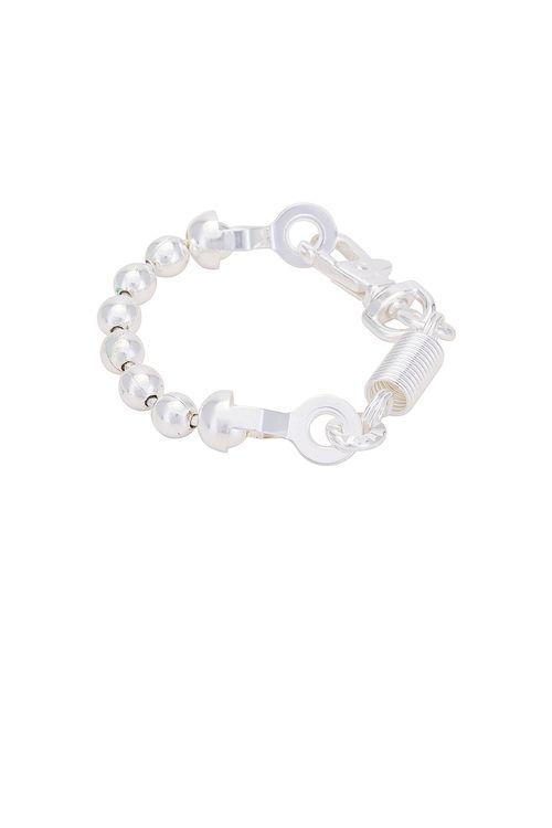 Martine Ali Proxy Ball Bracelet in Silver - Metallic Silver.  8.5in also in 7.5in