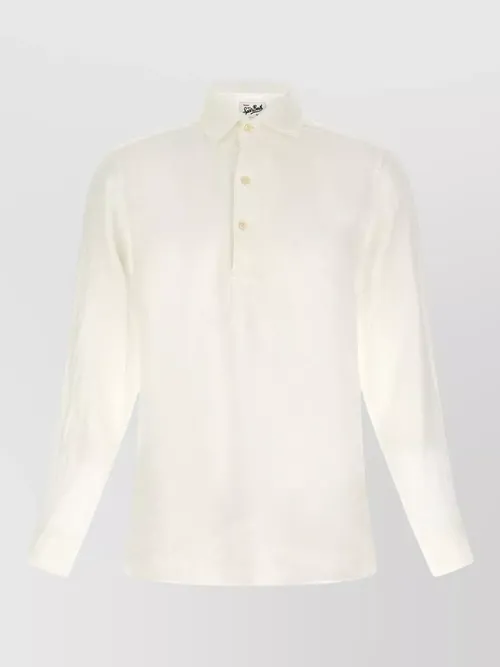 Saint Barth - raphael polo shirt button down collar long sleeve