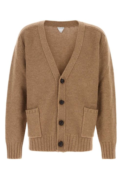 Wool Cardigan — Caramel