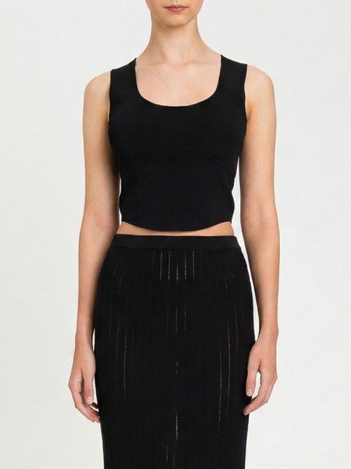 Top Woman color Black