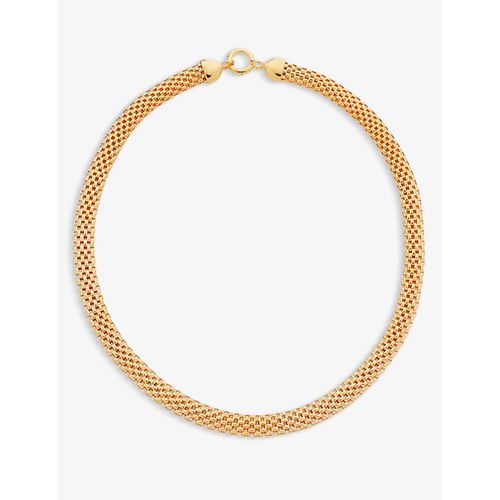 Womens Gold Heirloom 18ct Gold Vermeil Sterling Silver Necklace 