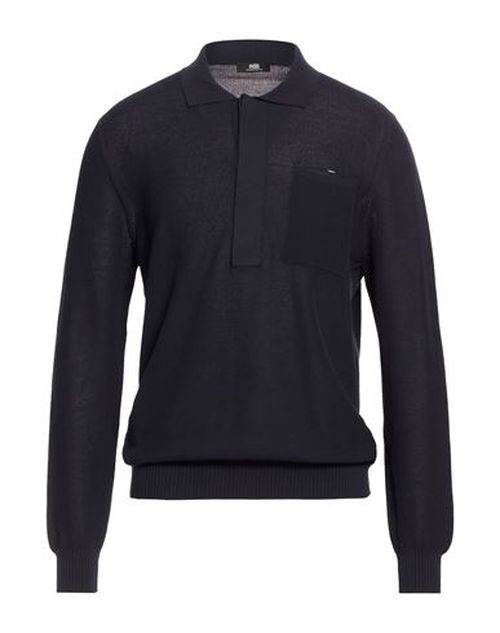 The Fine Essentials Man Sweater Midnight blue Size 40 Sea island cotton