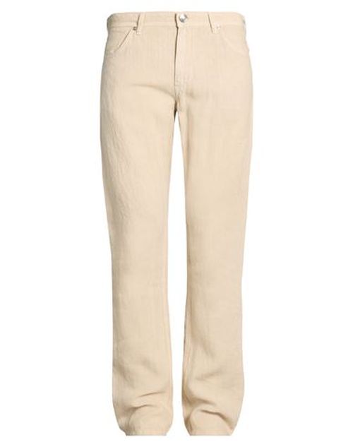 Man Pants Beige Size 32 Linen