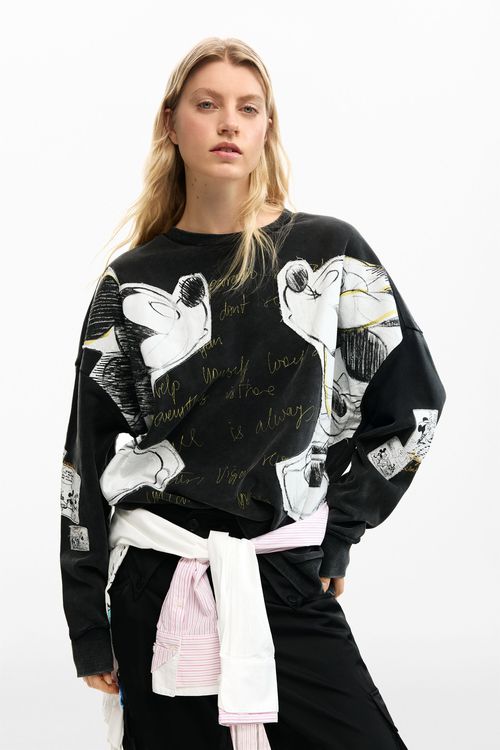 Sweatshirt Mickey y Minnie Mouse