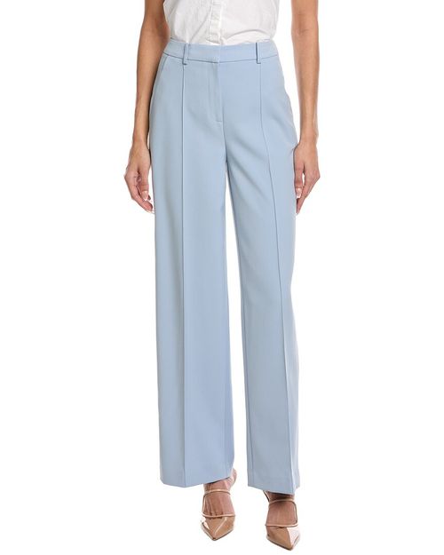High-Rise Pintuck Wide Leg Pant