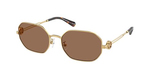 Tory Burch TY6113 334373 Women’s Sunglasses Gold Size 55