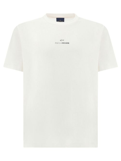 Off White Crew Neck Logo T-Shirt