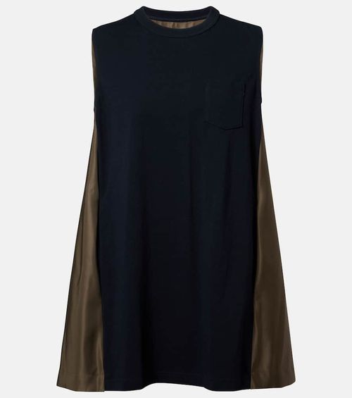Paneled minidress